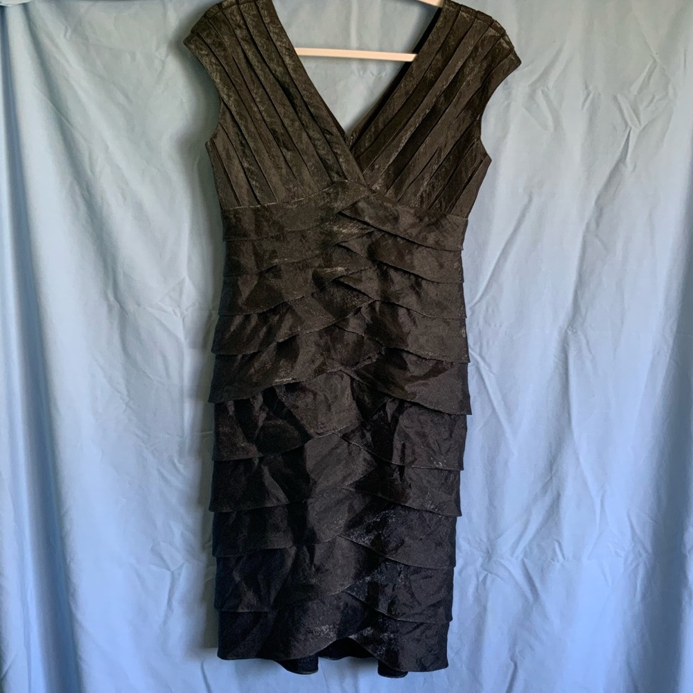 Adrianna Papell Ruffled Dress